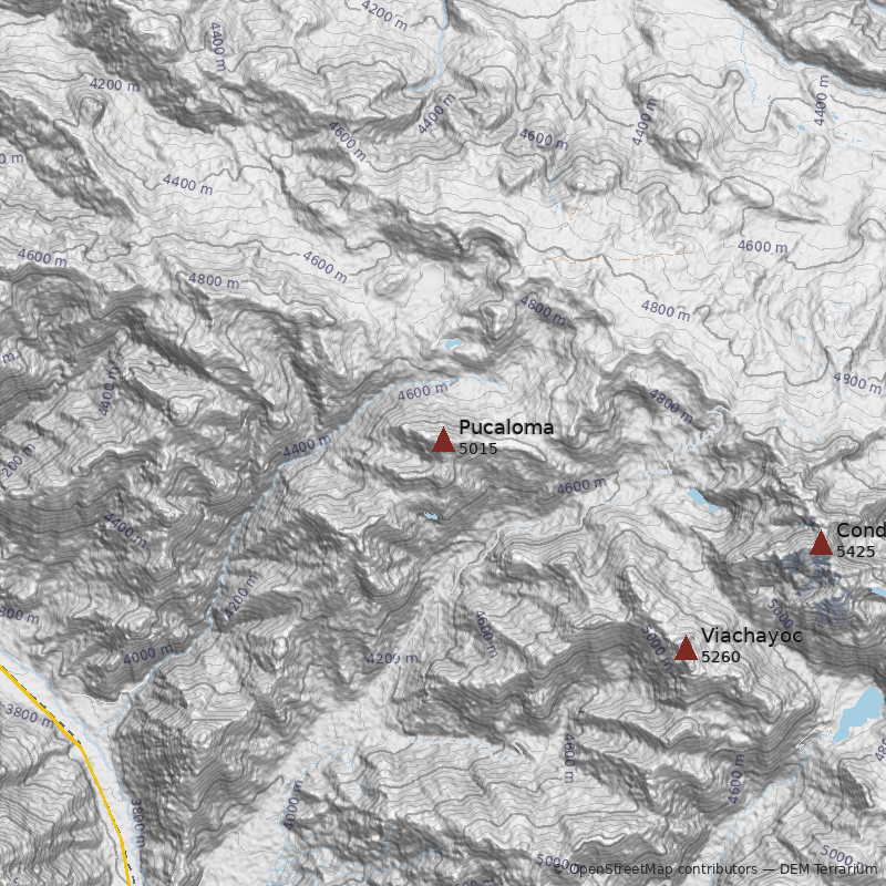 Mapa Cerro Pucaloma