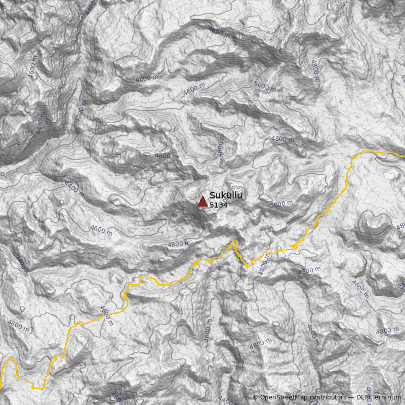 Mapa Cerro Sukullu