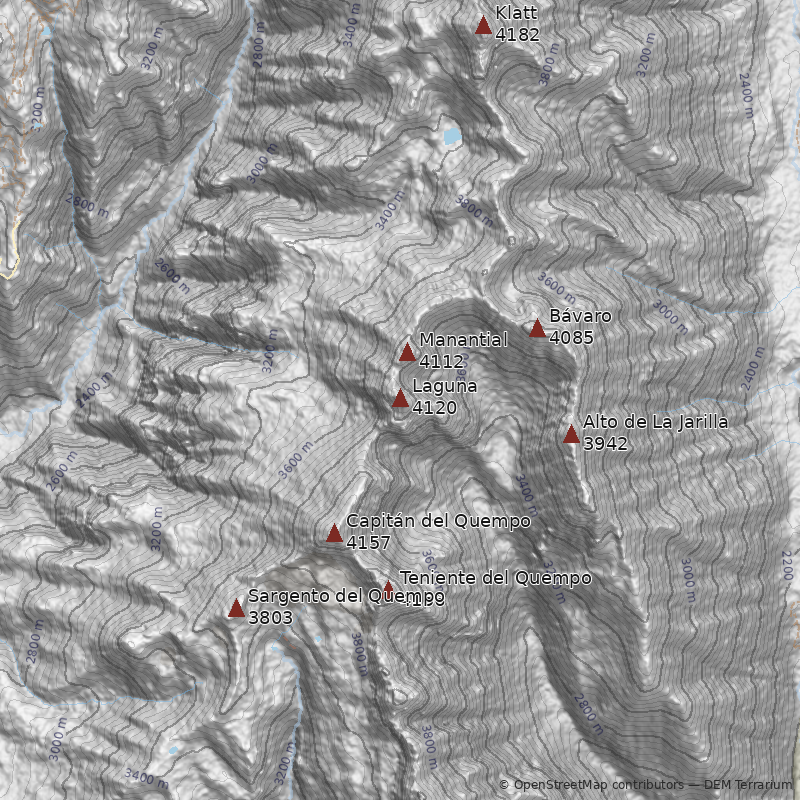 Mapa Cerro Laguna