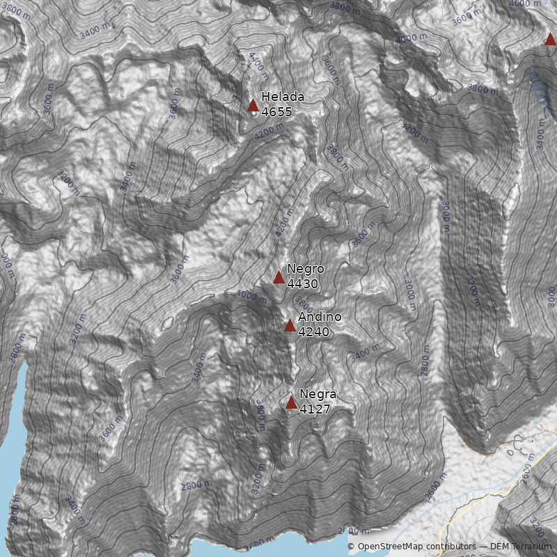 Mapa Pico Negro