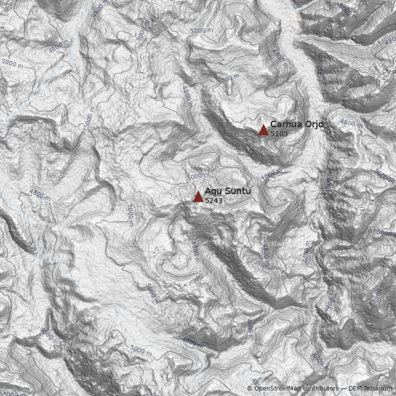 Mapa Cerro Aqu Suntu