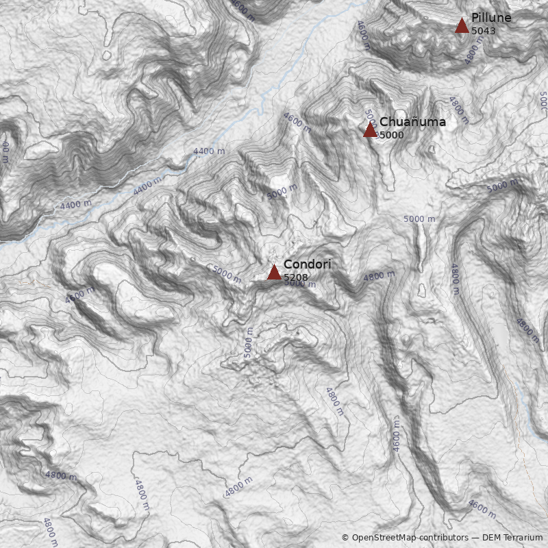 Mapa Cerro Condori