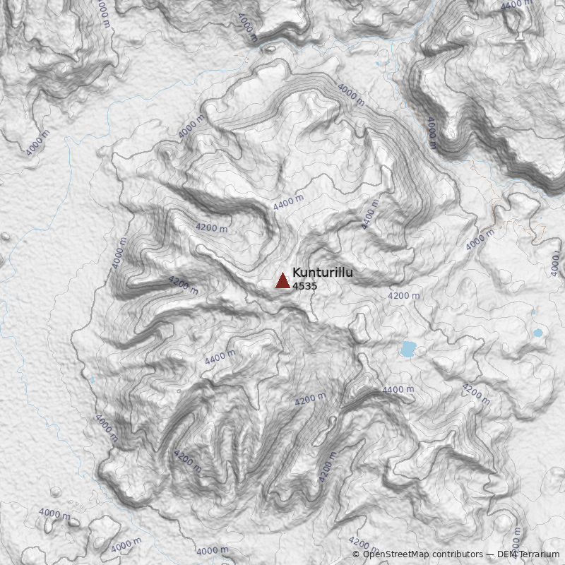Mapa Cerro Kunturillu
