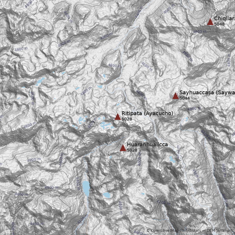 Mapa Cerro Ritipata (Ayacucho)