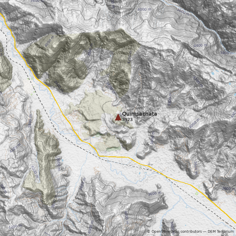 Mapa Volcán Quimsachata