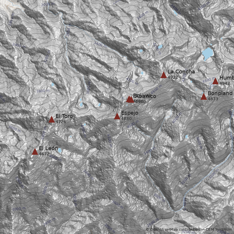 Mapa Pico Espejo
