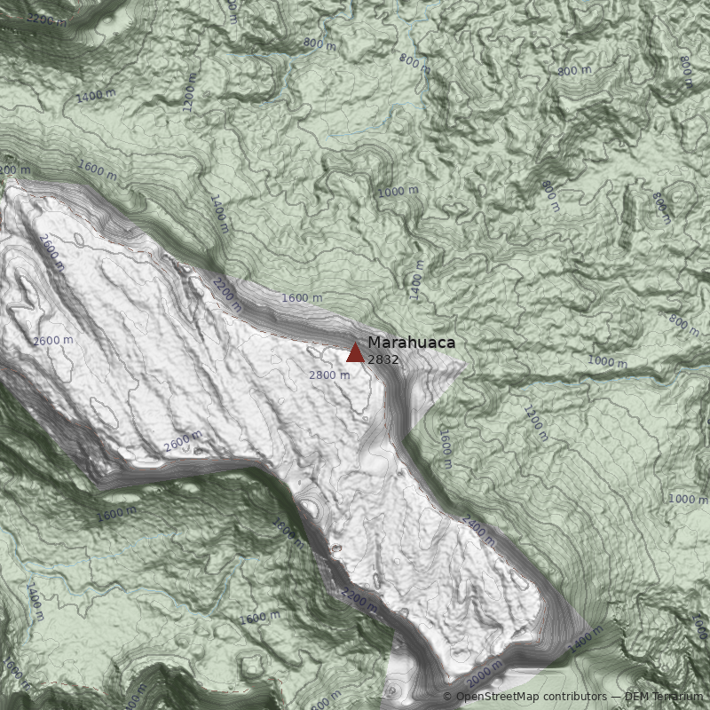 Mapa Cerro Marahuaca