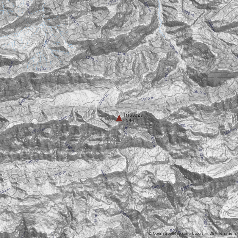 Mapa Cerro Tristeza