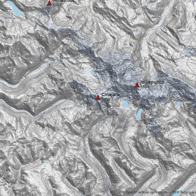 Mapa Cerro Cinajara