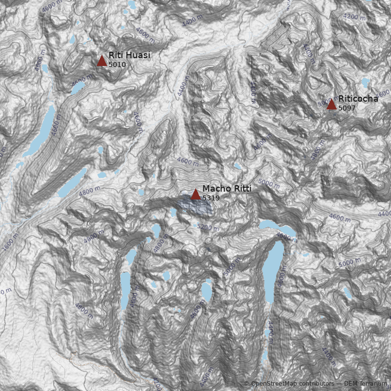 Mapa Cerro Macho Ritti
