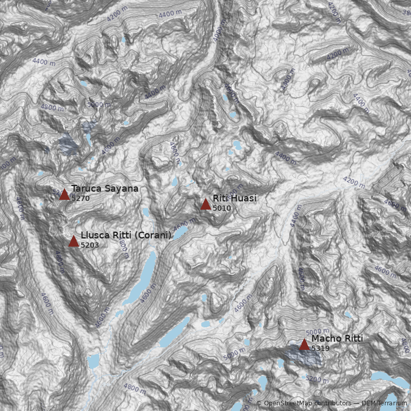 Mapa Cerro Riti Huasi