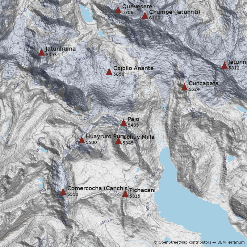 Mapa Cerro Pajo