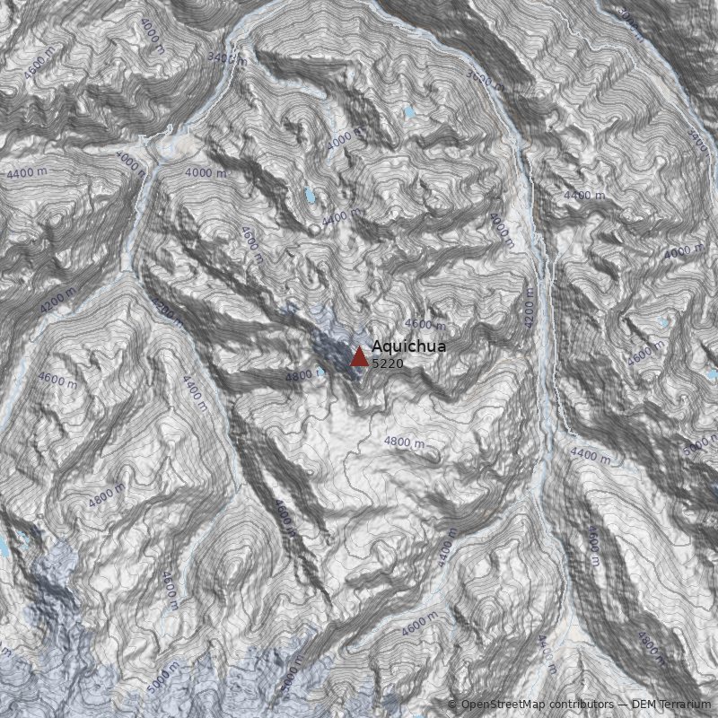 Mapa Cerro Aquichua