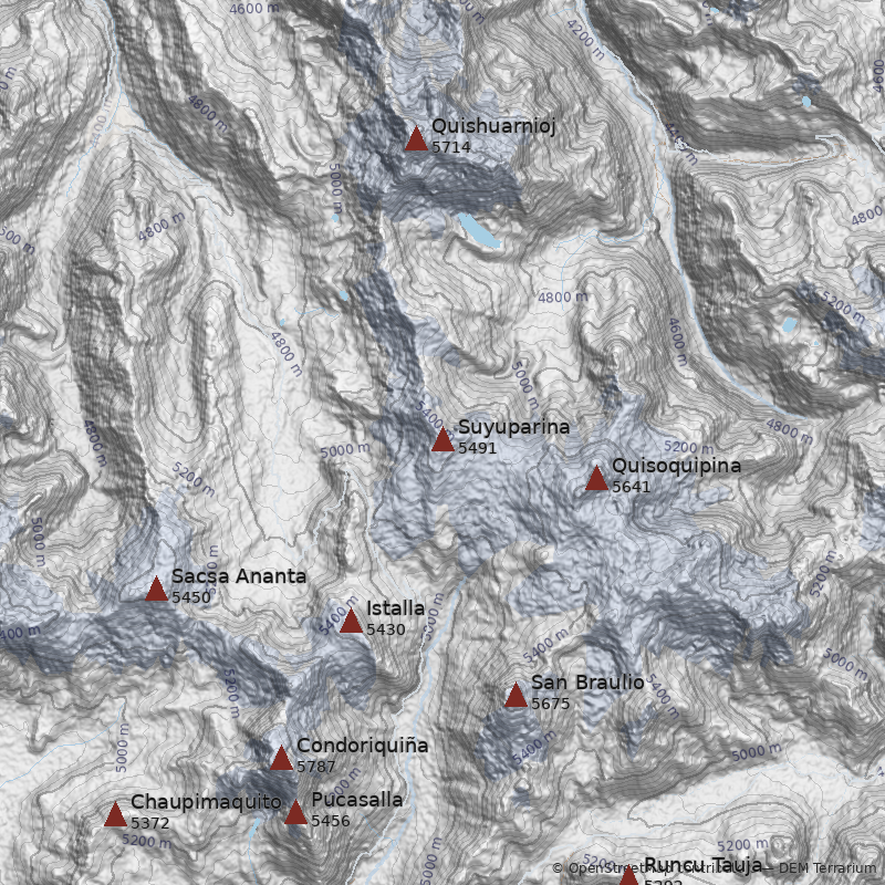 Mapa Cerro Suyuparina