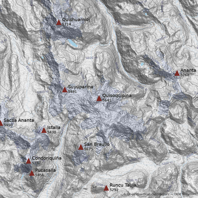 Mapa Cerro Quisoquipina