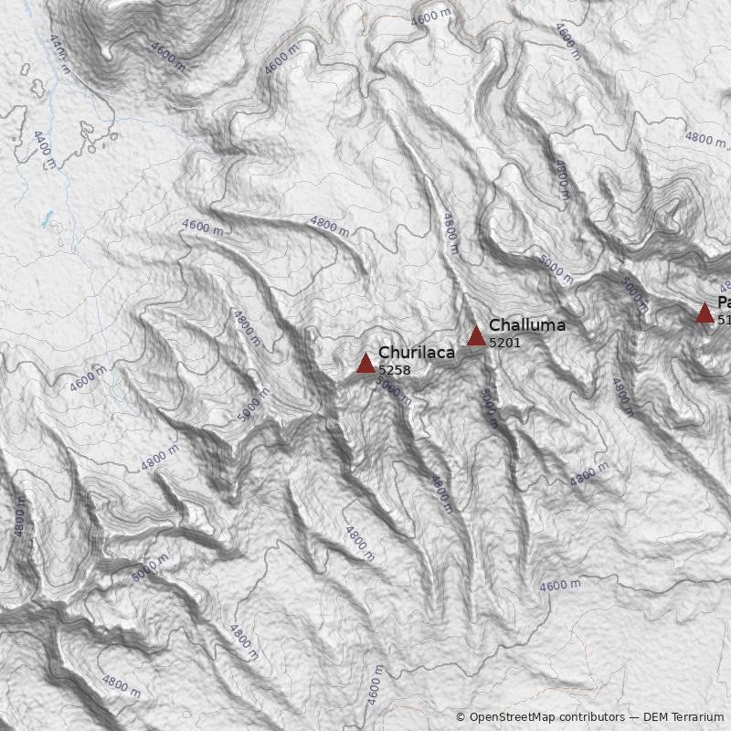 Mapa Cerro Churilaca