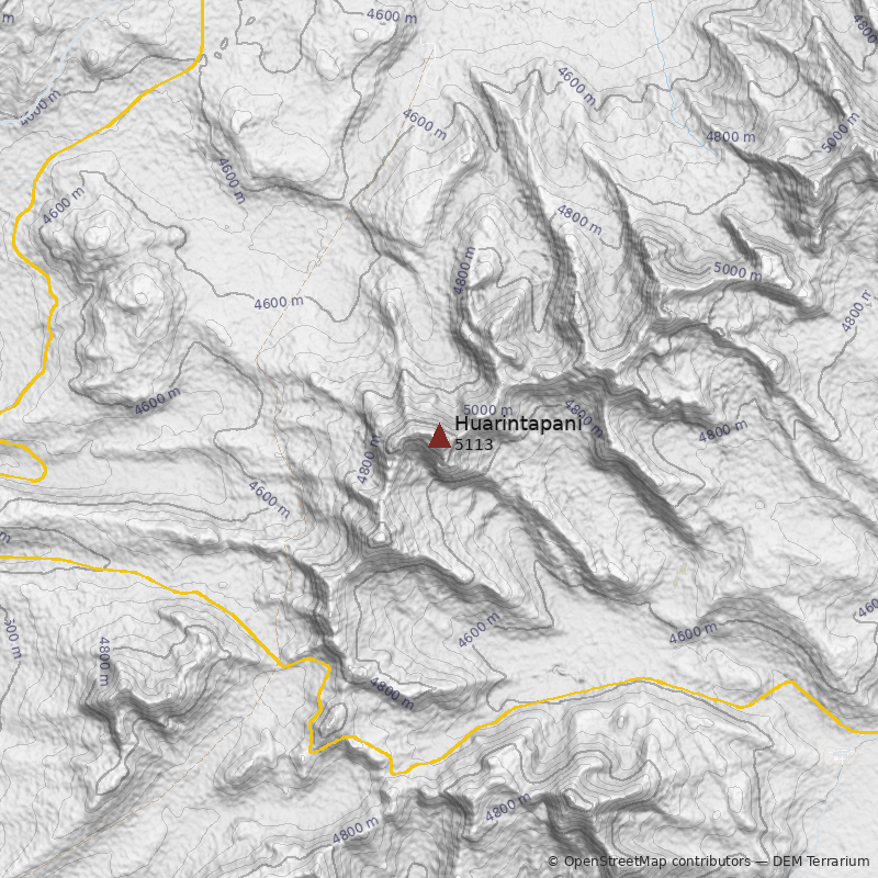 Mapa Cerro Huarintapani