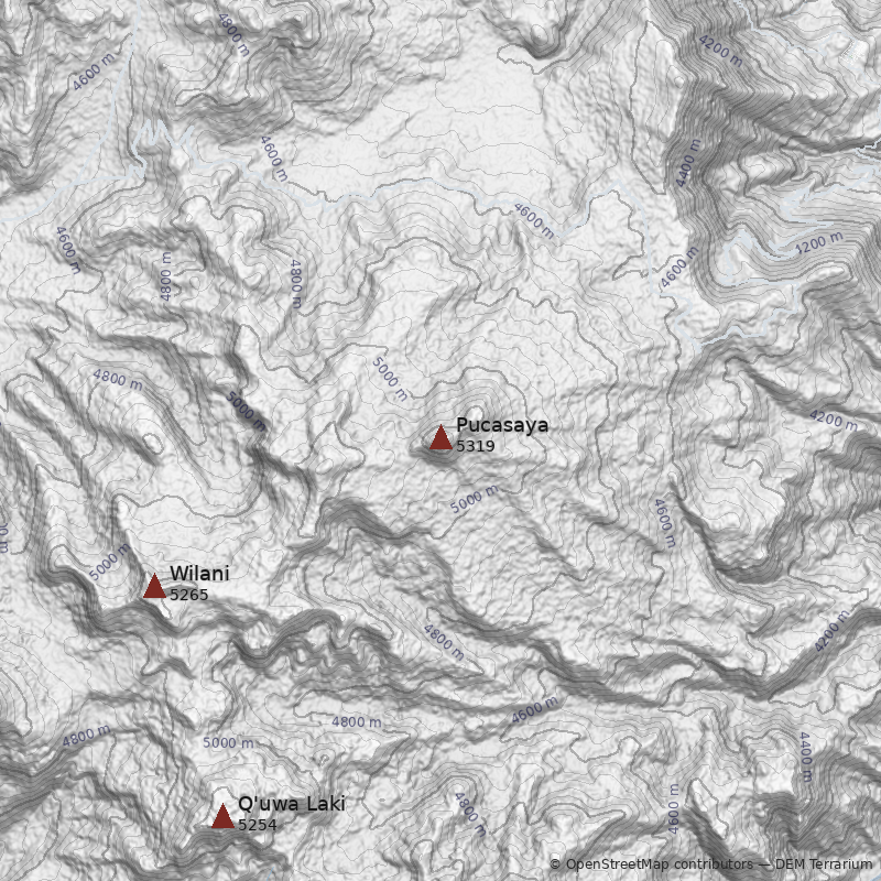 Mapa Cerro Pucasaya