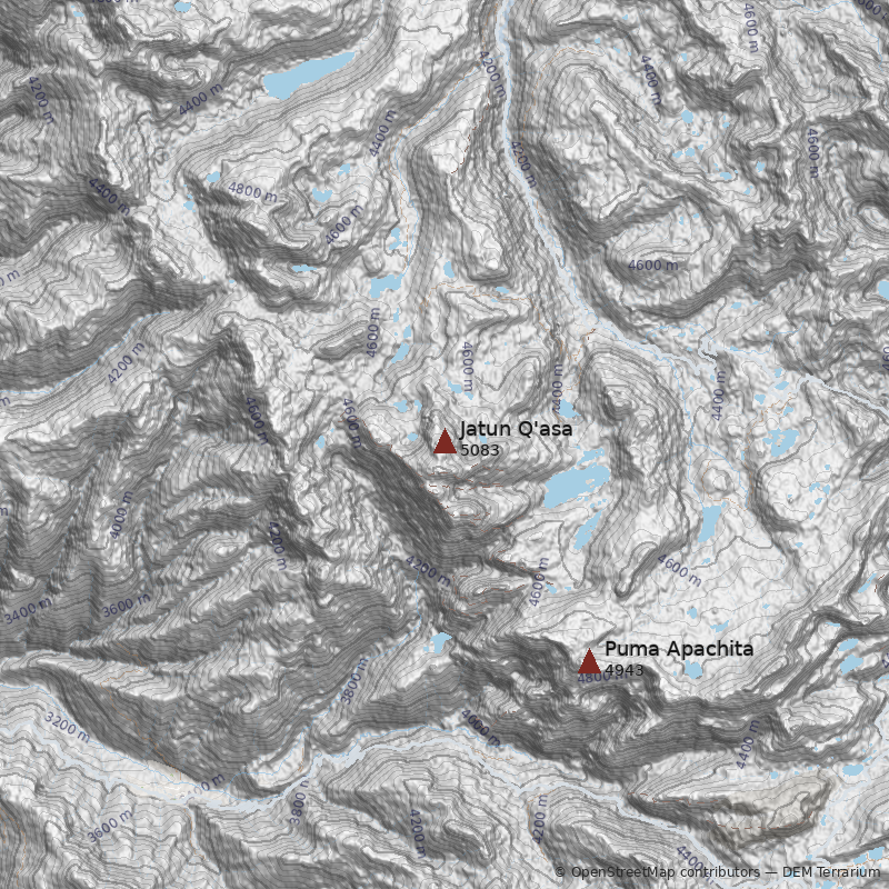 Mapa Cerro Jatun Q'asa