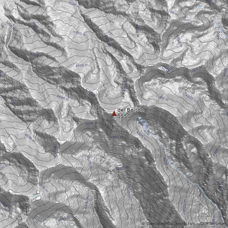 Mapa Cerro del Bolsón