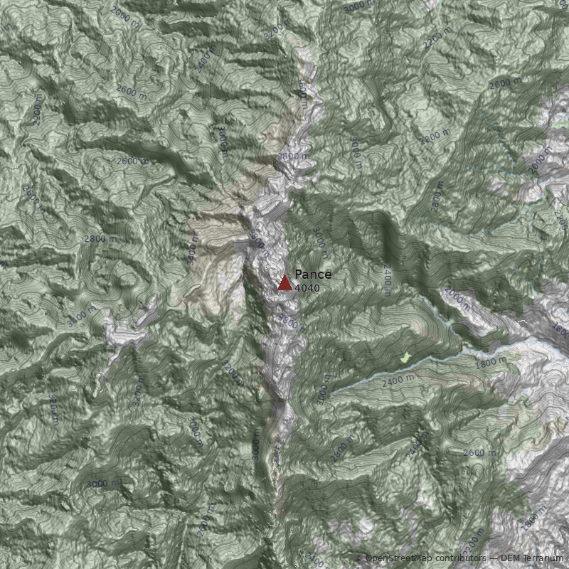 Mapa Pico Pance