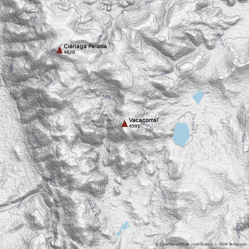 Mapa Cerro Vacacorral