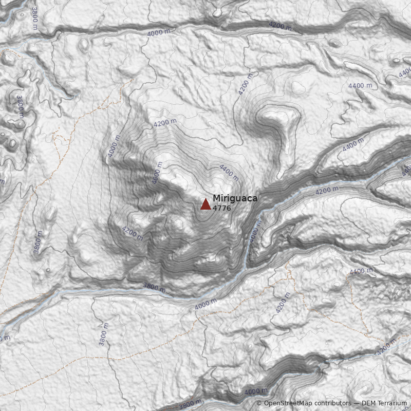 Mapa Cerro Miriguaca
