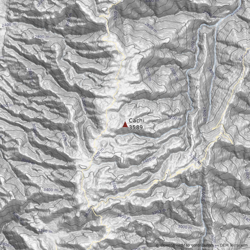 Mapa Cerro Cachi