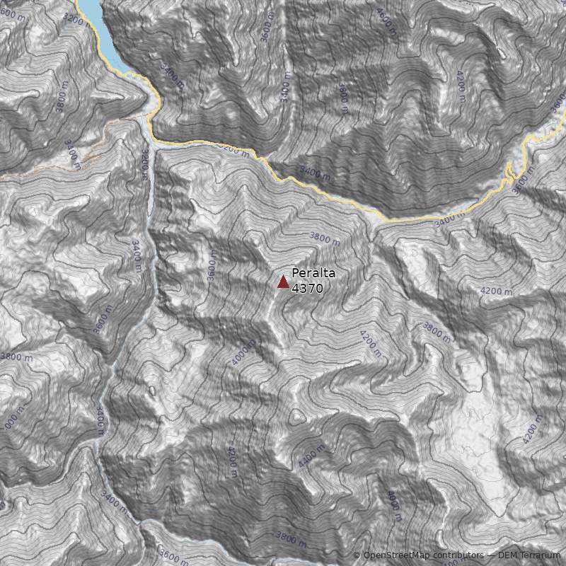 Mapa Cerro Peralta