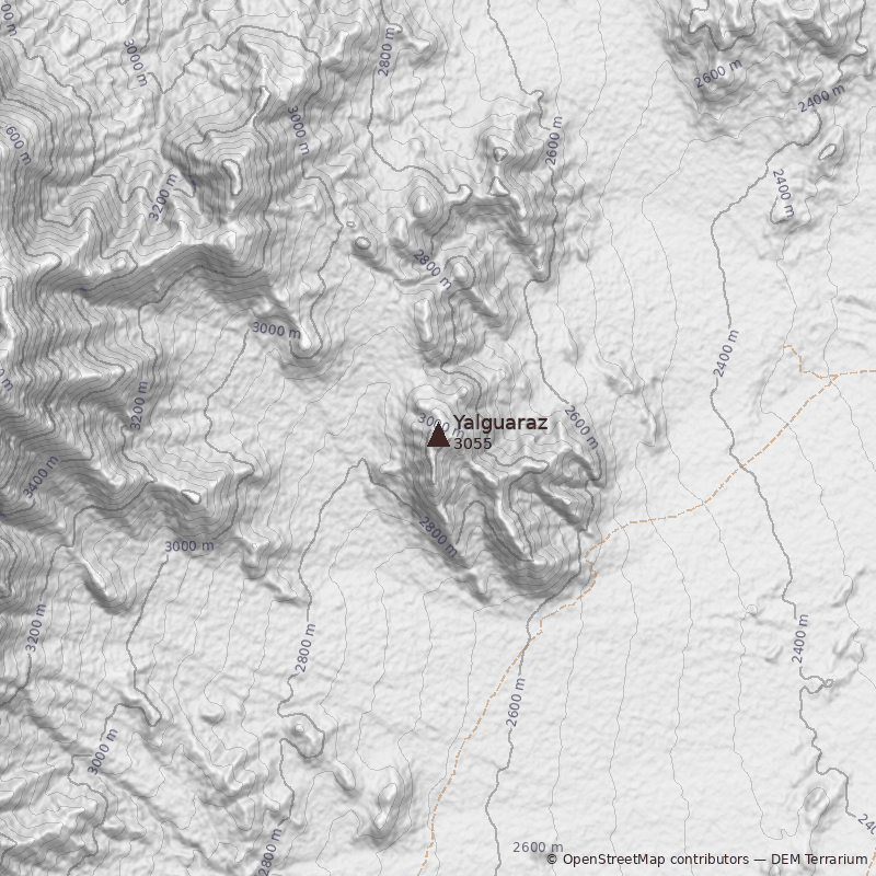 Mapa Cerro Yalguaraz