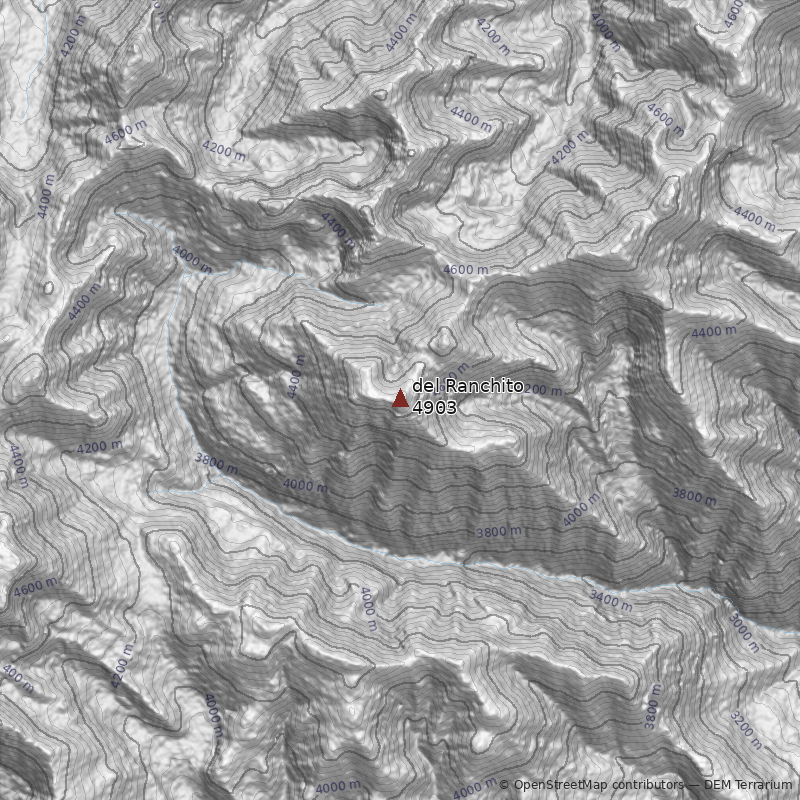 Mapa Cerro del Ranchito