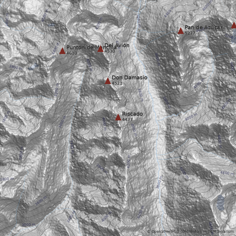 Mapa Cerro Riscado