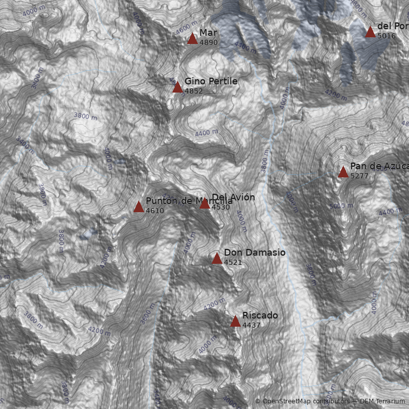 Mapa Cerro Del Avión