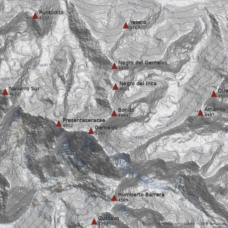 Mapa Pico Bonito