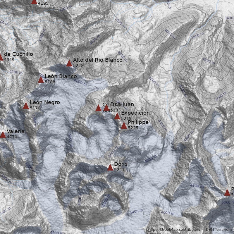Mapa Cerro Expedición