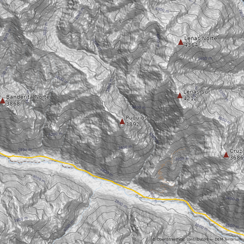 Mapa Cerro Puquios