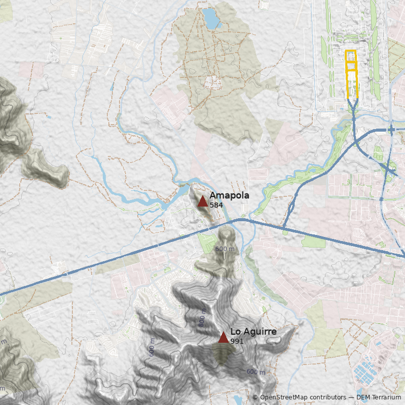 Mapa Cerro Amapola