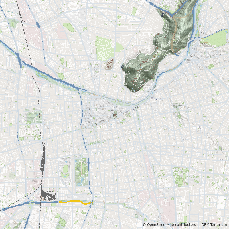 Mapa Cerro Santa Lucía