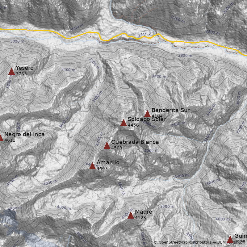 Mapa Cerro Soldado Soler