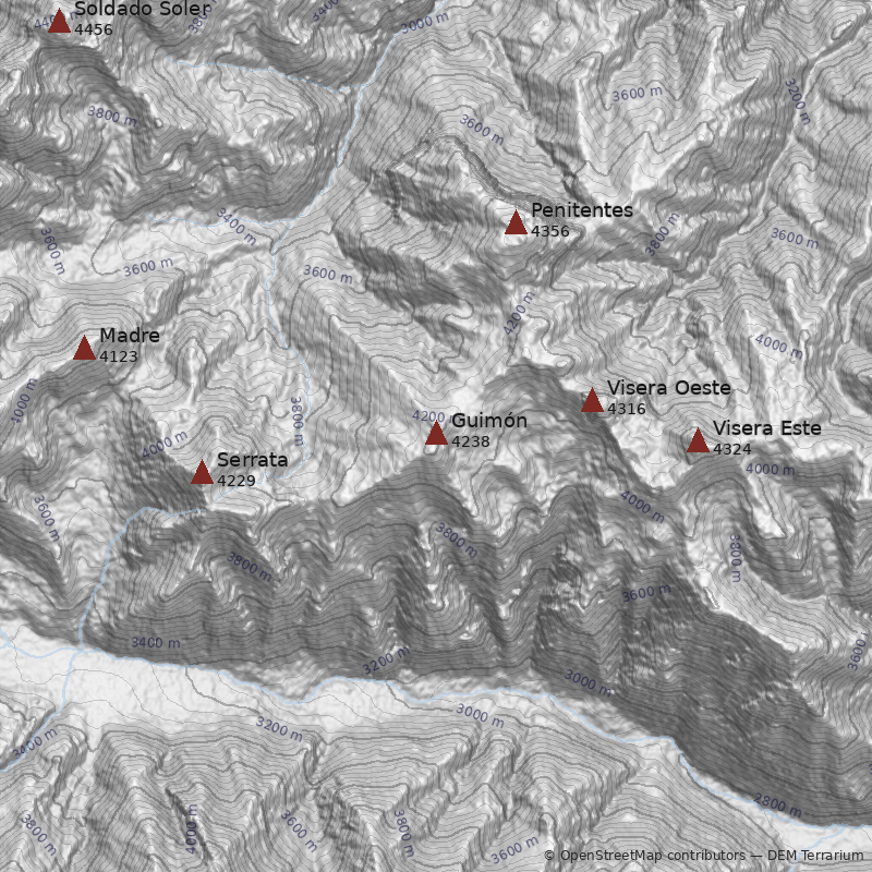 Mapa Cerro Guimón