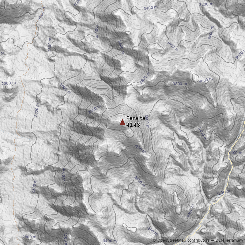 Mapa Cerro Peralta