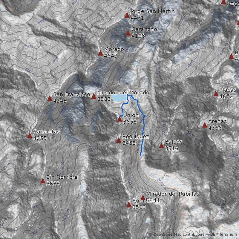 Mapa Cerro Unión