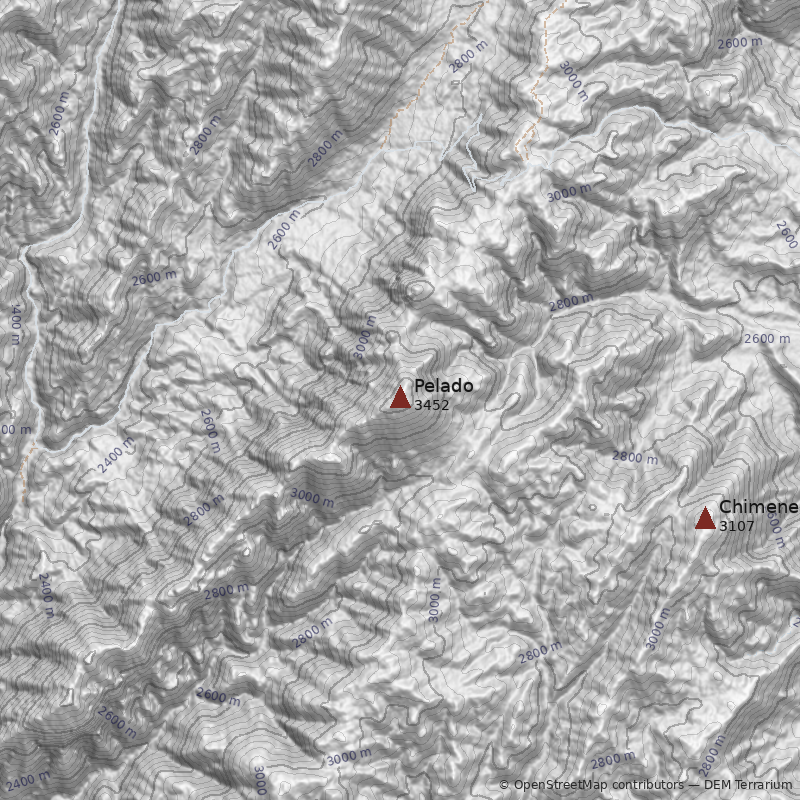 Mapa Cerro Pelado