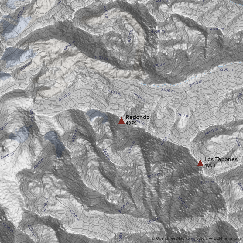 Mapa Cerro Redondo