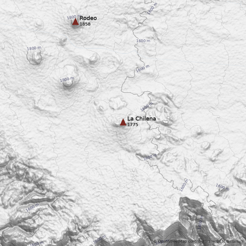Mapa Cerro La Chilena
