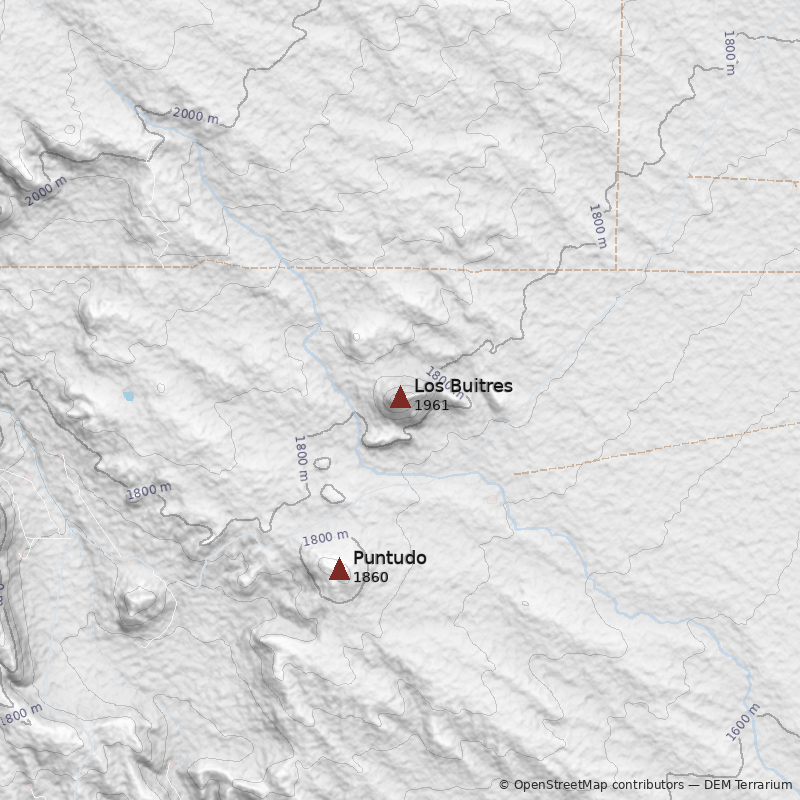 Mapa Cerro Los Buitres