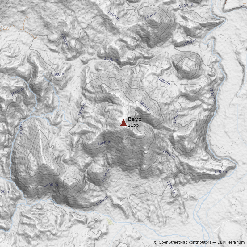 Mapa Cerro Bayo