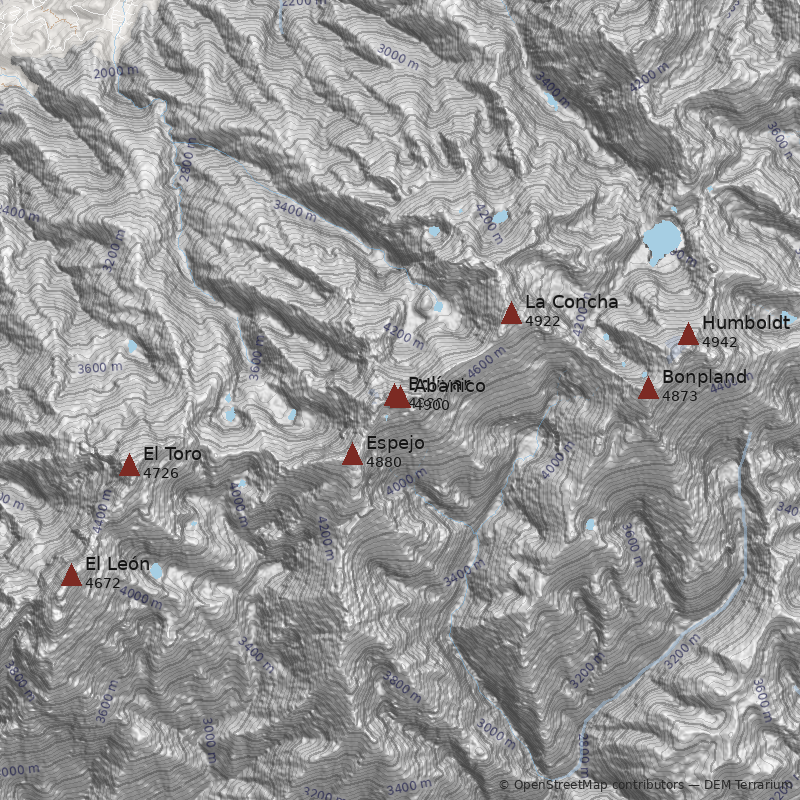 Mapa Pico Abanico