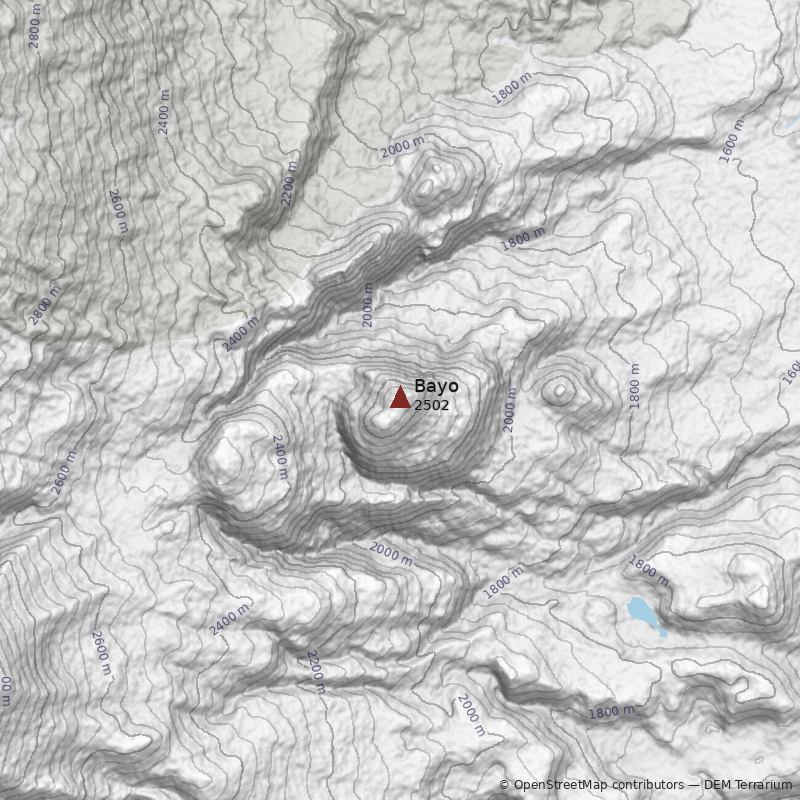 Mapa Cerro Bayo