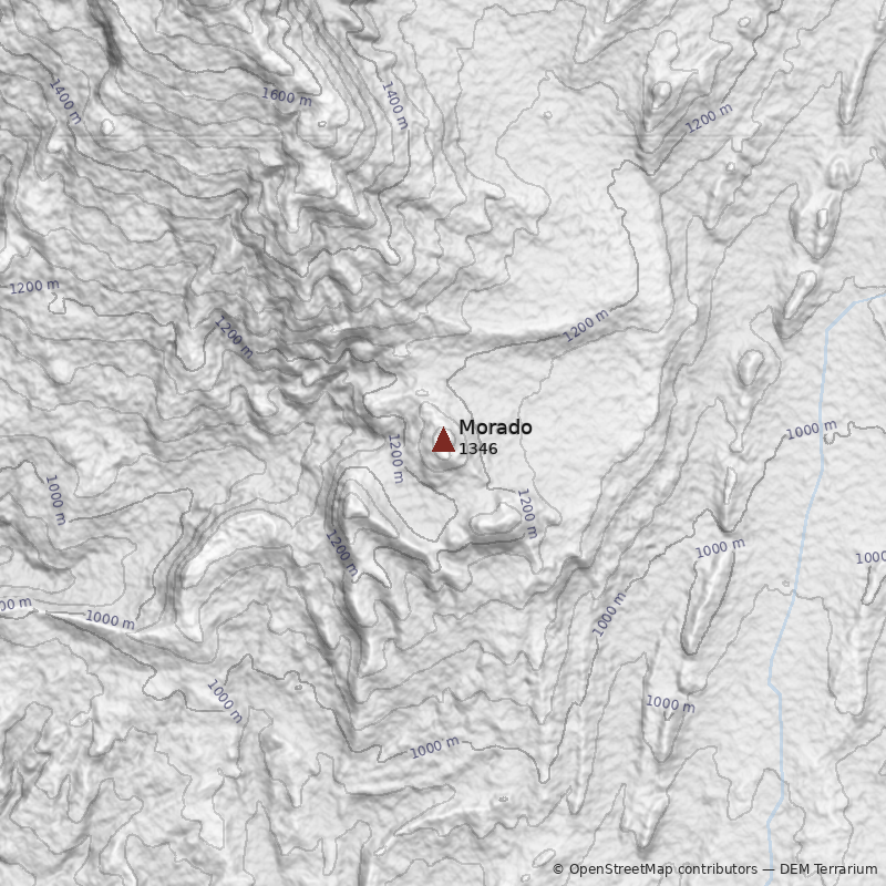 Mapa Cerro Morado